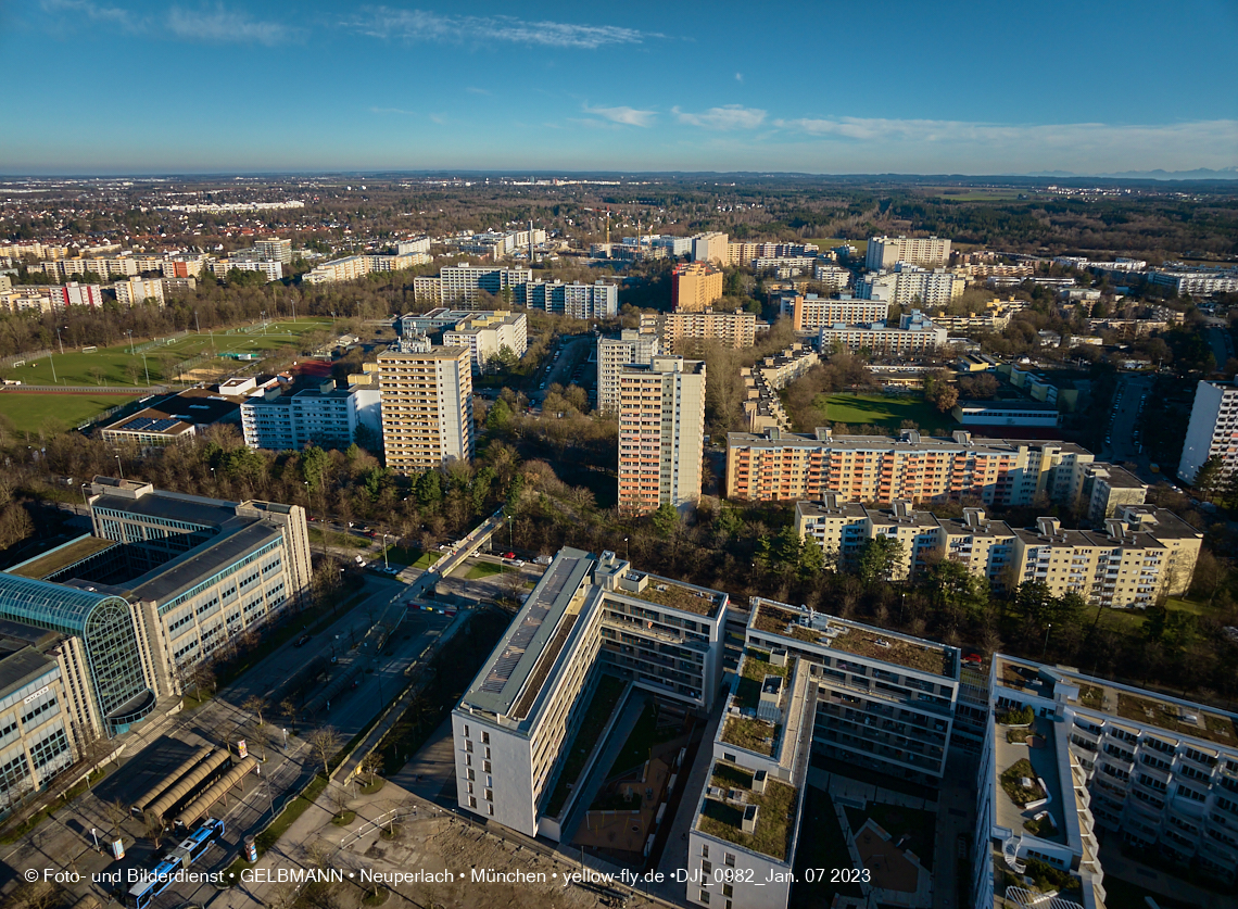 07.01.2023 - Umgebung in Neuperlach